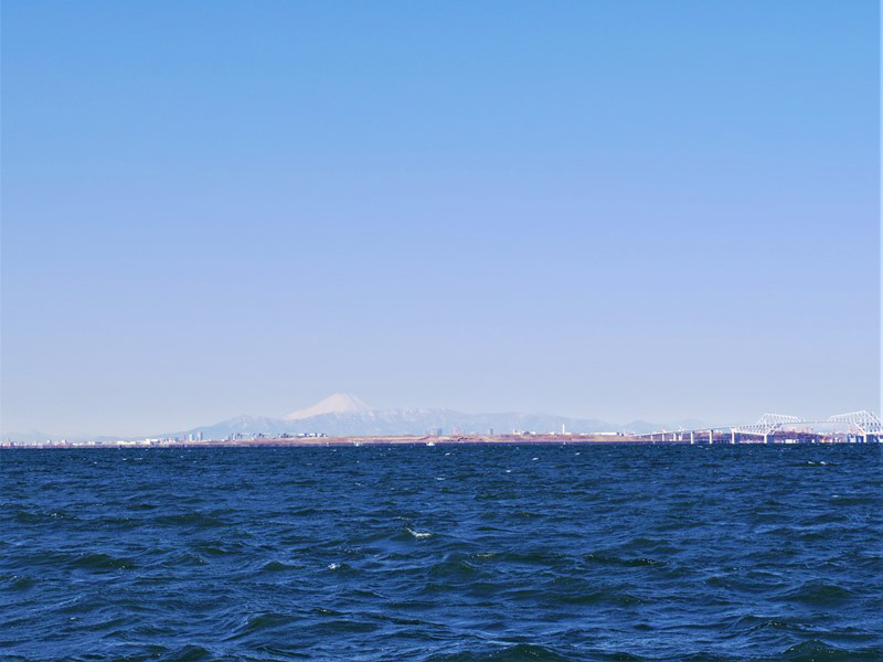 1.富士山と東京ゲートブリッジ