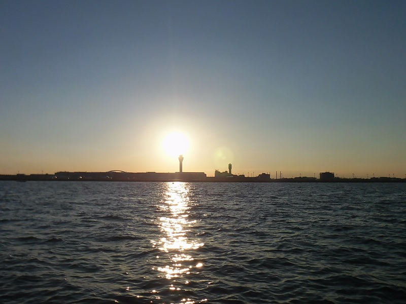 2.東京湾の夕焼け