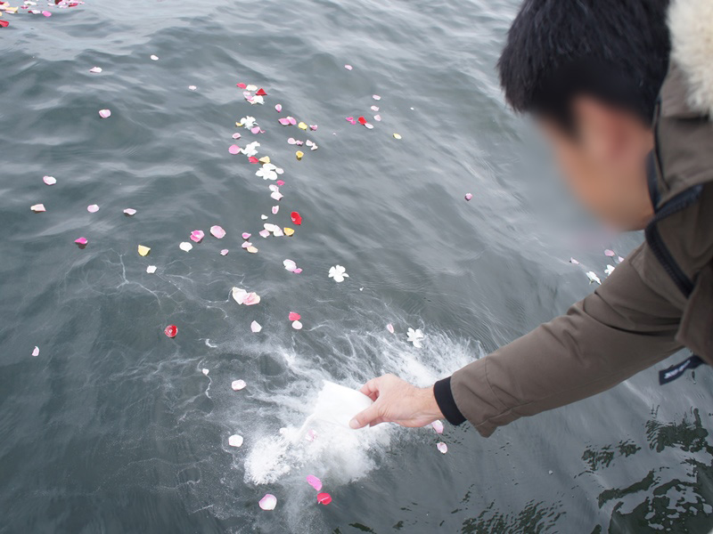 6.海へ溶けてゆくご遺骨