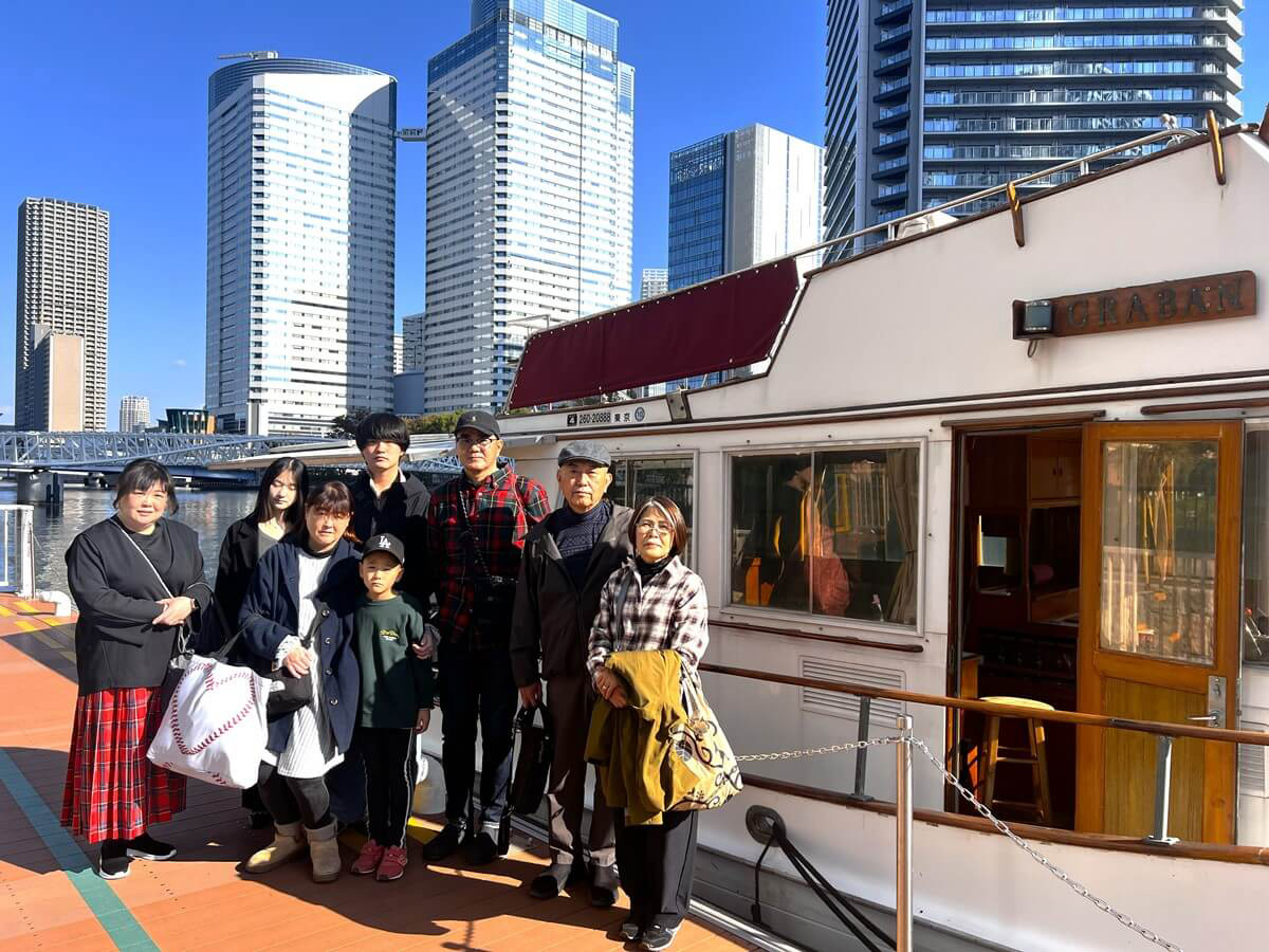 1.勝どき/朝潮桟橋より乗船