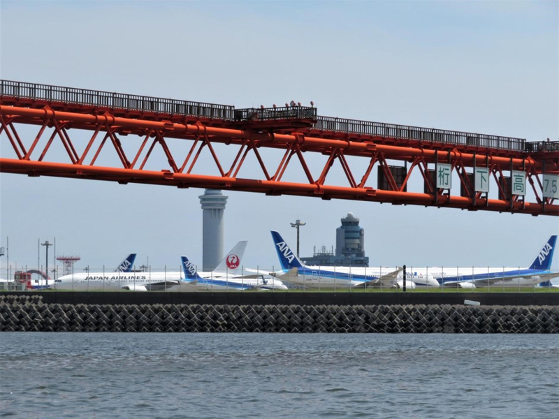 10.海から多くの飛行機を見物