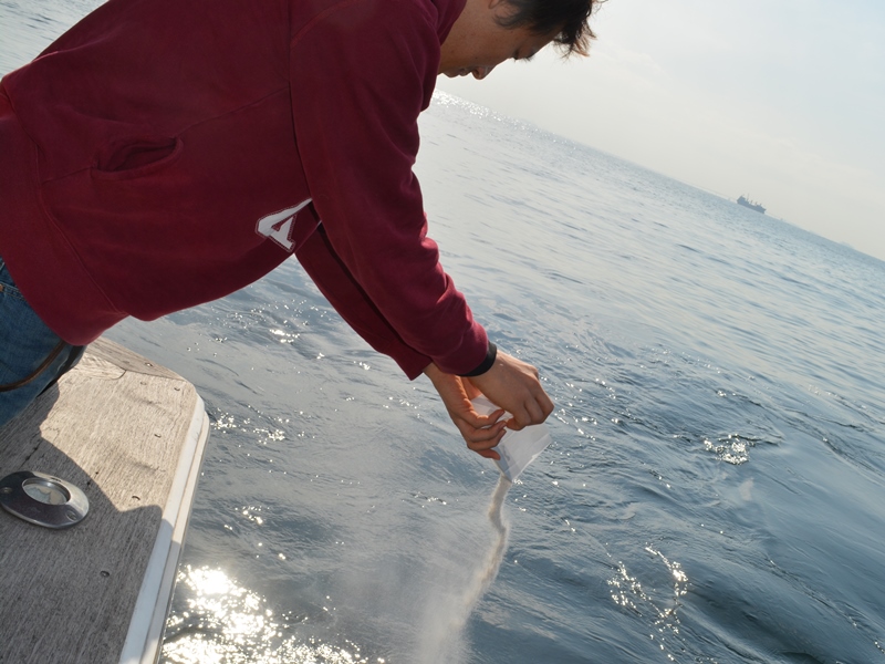 2.輝く海へ旅立つ故人